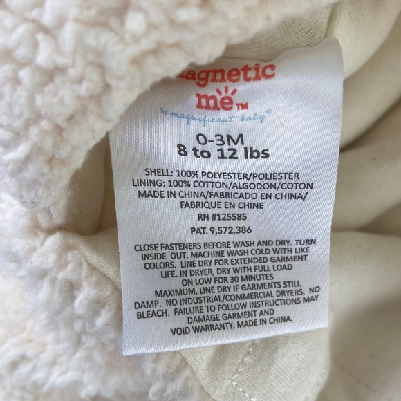 Magnetic Me Fleece Pram Bunting - 0-3 months - Picture 6 of 6